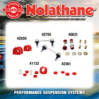 Front Nolathane Suspension Bush Kit for HOLDEN COLORADO RC 6CYL 2WD 2008-2012