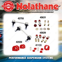 Front Nolathane Suspension Bush Kit for HOLDEN RODEO RA 6CYL 2WD 2003-2008