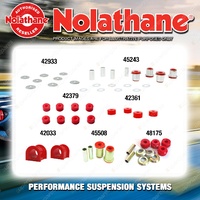 Front Nolathane Suspension Bush Kit for HOLDEN RODEO TFR 6CYL 2WD 1988-2003