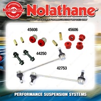 Front Nolathane Suspension Bush Kit for HOLDEN VECTRA JR JS 4/6CYL 1997-12/2003