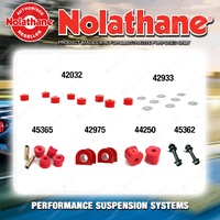 Front Nolathane Suspension Bush Kit for MITSUBISHI MIRAGE RE 4CYL 9/1992-7/1996