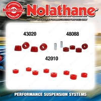 Front Nolathane Suspension Bush Kit for NISSAN 520 E12 4CYL 1968-1969