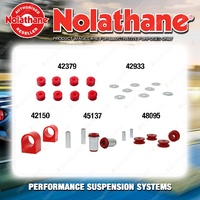 Front Nolathane Suspension Bush Kit for NISSAN GAZELLE S12 4CYL 1/1984-1988