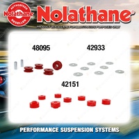 Front Nolathane Suspension Bush Kit for NISSAN LAUREL C32 6CYL 10/1984-10/1988