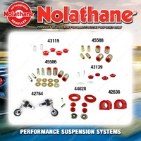 Front Nolathane Suspension Bush Kit for NISSAN NAVARA D40 6CYL 2WD 2005-2015