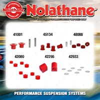 Front Nolathane Suspension Bush Kit for NISSAN SUNNY B310 4CYL 1978-1985