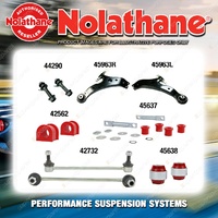 Front Nolathane Suspension Bush Kit for TOYOTA AURION GSV40R 6CYL 10/2006-2/2012