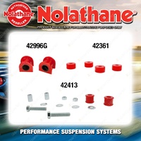 Front Nolathane Suspension Bush Kit for TOYOTA LANDCRUISER FZJ HDJ UZJ 100 IFS