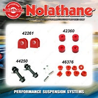 Rear Nolathane Suspension Bush Kit for DAIHATSU CHARADE G100 G102 4CYL 1987-1993