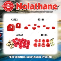 Rear Nolathane Suspension Bush Kit for FORD CORSAIR UA 4CYL 11/1989-12/1992