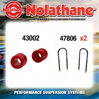 Rear Nolathane Suspension Bush Kit for FORD ECONOVAN SA 4CYL 2WD 6/1979-4/1984