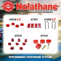 Rear Nolathane Suspension Bush Kit for FORD FALCON EA EB ED Leaf Rear wagon