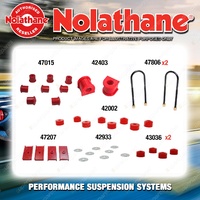 Rear Nolathane Suspension Bush Kit for FORD FALCON XE XF Leaf Rear