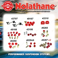 Rear Nolathane Suspension Bush Kit for HOLDEN COMMODORE VF 6/8CYL 6/2013-ON