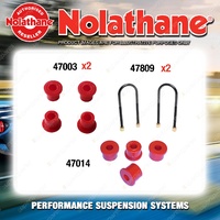 Rear Nolathane Suspension Bush Kit for HOLDEN RODEO KB/KBD21 26 27 28 29 2WD