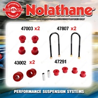 Rear Nolathane Suspension Bush Kit for HOLDEN RODEO RA 4/6CYL 2WD 4WD 2003-2008