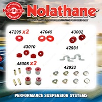 Rear Nolathane Suspension Bush Kit for HOLDEN STATESMAN HQ HJ HX HZ WB 1971-1985