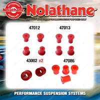 Rear Nolathane Suspension Bush Kit for MITSUBISHI L200 MA MB MC MD 2WD 1980-1986