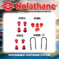 Rear Nolathane Suspension Bush Kit for MITSUBISHI L300 SC SD SE 4WD 1983-1987