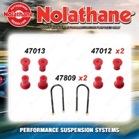 Rear Nolathane Suspension Bush Kit for MITSUBISHI L300 SF SG SH SJ 2WD 1986-2005