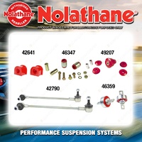 Rear Nolathane Suspension Bush Kit for MITSUBISHI LANCER CJ RALLIART AWD 2008-ON