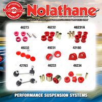 Rear Nolathane Suspension Bush Kit for MITSUBISHI PAJERO NS NT NW 6CYL 2006-ON