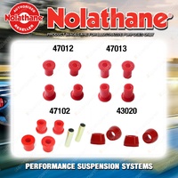 Rear Nolathane Suspension Bush Kit for MITSUBISHI TRITON ME MF MG MH MJ 4WD