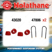 Rear Nolathane Suspension Bush Kit for NISSAN 180B P610 Leaf Rear wagon