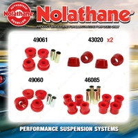 Rear Nolathane Suspension Bush Kit for NISSAN 240K C110 6CYL 4/1974-3/1978