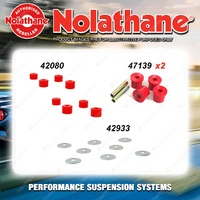 Rear Nolathane Suspension Bush Kit for NISSAN 280C P330 P430 6CYL 1976-5/1984