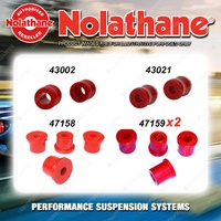 Rear Nolathane Suspension Bush Kit for NISSAN BLUEBIRD SERIES 1 2 3 1981-1986