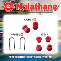 Rear Nolathane Suspension Bush Kit for NISSAN NAVARA D22 6CYL 4WD 1997-2015