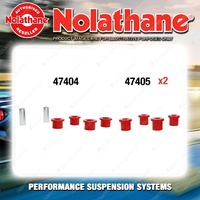 Rear Nolathane Suspension Bush Kit for NISSAN NAVARA NP300 D23 Leaf Rear