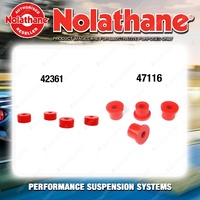 Rear Nolathane Suspension Bush Kit for TOYOTA COROLLA KE70 71 AE70 71 Leaf Rear