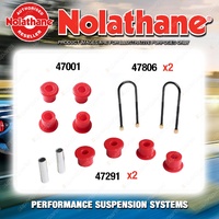 Rear Nolathane Suspension Bush Kit for TOYOTA HIACE LH YH Series 83-89