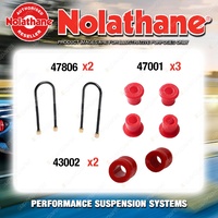 Rear Nolathane Suspension Bush Kit for TOYOTA HILUX RN10 13 15 16 2WD 1968-1972