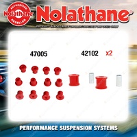 Rear Nolathane Suspension Bush Kit for TOYOTA LANDCRUISER FJ HJ 60 61 62 80-91