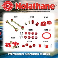 Rear Nolathane Suspension Bush Kit for TOYOTA LANDCRUISER FZJ HDJ UZJ 100 IFS