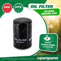 1 x NTK Oil Filter - OLFL0074 Refer Ryco Z596 Wesfil WZ596NM 85mm x 85mm x 128mm