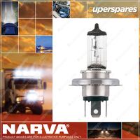 Narva H4 Halogen Globe Lights Headlight 12 Volt 60/55W P43T Plus 30 48881 t