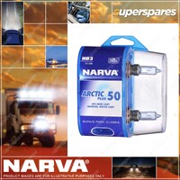 Narva Hb3 Performance Halogen Headlight Globes 12 Volt 60W Arctic Plus 60 P20D