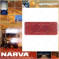 Narva Retro Reflector 70mmx28mm Red Self Adhesive 84037BL Premium Quality