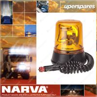 Narva Optimax Rotating Beacon Amber Magnetic Base 12/24 Volt 85658A