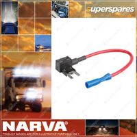 Narva Add-A-Circuit Mini Blade Fuse Holder With 5 & 10 Amp Blade Fuses 54408Bl