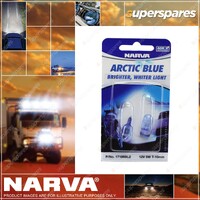 Narva Globe 12V 5W W2.1 X 9.5D T-10mm Arctic Blue Wedge - Blister
