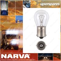 Narva Stop Tail And Indicator Globe 21W Ba15S S-25mm P21W 12V 17635 Box of 10