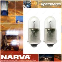 Narva Brand Instrument/Licence Plate Globe 47249BL - Blister Pack Of 2