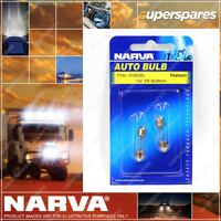 Narva Festoon Globe 12 Volt 3W 8 X 28mm Sv7-8 T-8mm 47263Bl - Blister Pack Of 2