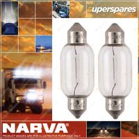 Narva Festoon Globe 12V 21W 15X41mm 47278Bl Blister Pack - Blister Pack Of 2