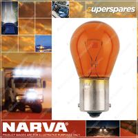 Narva Stop Tail And Indicator Globe Amber 12 Volt 21W - Blister Pack Of 2